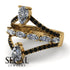 Symmetrical Twist Shank Pear Diamond Ring - Eliza No. 31 image 2