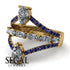 Symmetrical Twist Shank Pear Diamond Ring - Eliza No. 61 image 2