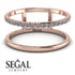 Thin Double Diamond Band Ring - Morgan No. 2 image 2