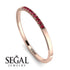 Thin Eternity Ruby Band - Daisy No. 11 image 6