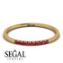 Thin Eternity Ruby Band - Daisy No. 10 image 2