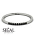 Thin Eternity Black Diamond Band - Daisy No. 9 image 2