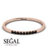 Thin Eternity Black Diamond Band - Daisy No. 8 image 2