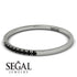 Thin Eternity Black Diamond Band - Daisy No. 9 image 3