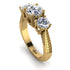 Three Stones Diamond Braches Ring - Donna No. 1 image 1
