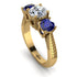 Three Stones Diamond Braches Ring - Donna No. 61 image 1
