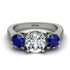 Three Stones Diamond Braches Ring - Donna No. 63 image 2