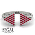 Triangle Open Ruby Ring - Hope No. 12 image 6