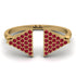 Triangle Open Ruby Ring - Hope No. 10 image 1