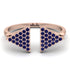 Triangle Open Sapphire Ring - Hope No. 14 image 1