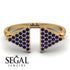 Triangle Open Sapphire Ring - Hope No. 13 image 6