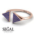 Triangle Open Sapphire Ring - Hope No. 14 image 3