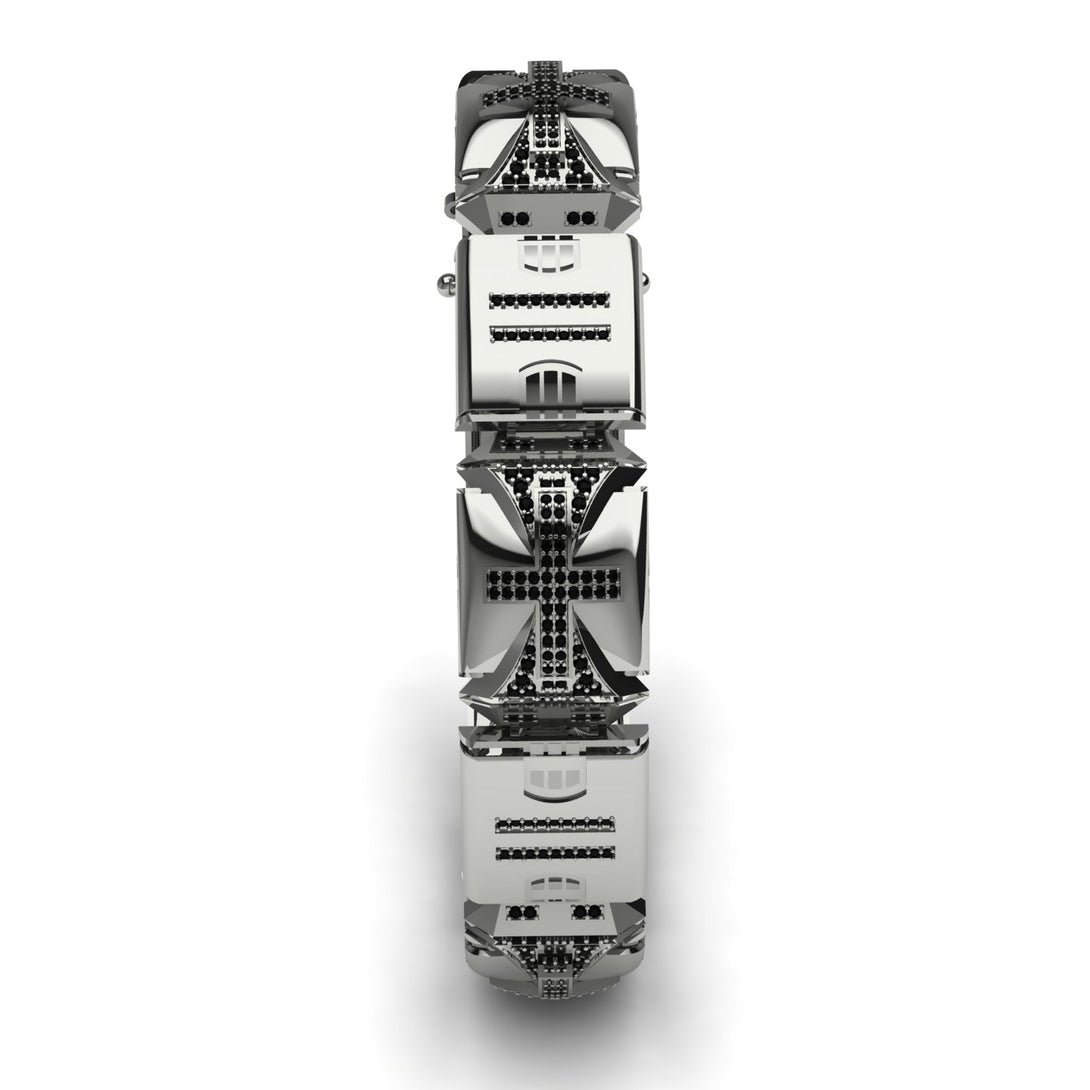 Unique Black Diamond Men Bracelet - Gary No. 9