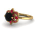 Unique Bloom Halo Black Diamond Ring - Amanda No. 52 image 3