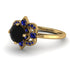 Unique Bloom Halo Black Diamond Ring - Amanda No. 67 image 3
