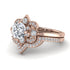 Unique Bloom Halo Diamond Bridal Set - Amanda No. 2 image 3