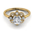 Unique Bloom Halo Diamond Ring - Amanda No. 1 image 2