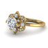 Unique Bloom Halo Diamond Ring - Amanda No. 1 image 3