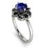 Unique Bloom Halo Sapphire Ring - Amanda No. 45 image 1