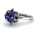 Unique Bloom Halo Sapphire Ring - Amanda No. 75 image 3