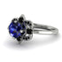 Unique Bloom Halo Sapphire Ring - Amanda No. 45 image 3