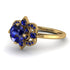Unique Bloom Halo Sapphire Ring - Amanda No. 73 image 3