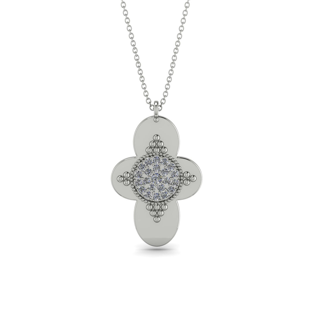 Unique Diamond Cross Amulet - Grayson No. 3
