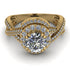 Unique Diamond Halo Engagement Ring - Jessica No. 1 image 2