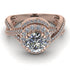 Unique Diamond Halo Engagement Ring - Jessica No. 2 image 2