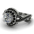 Unique Diamond Halo Engagement Ring - Jessica No. 33 image 3