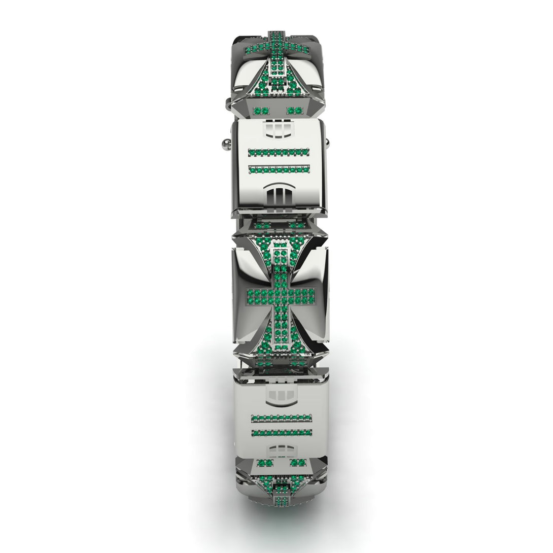 Unique Emerald Men Bracelet - Gary No. 6
