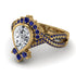 Unique Pear Cut Diamond Ring - Dorothy No. 61 image 3