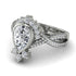 Unique Pear Cut Diamond Ring - Dorothy No. 3 image 3
