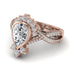 Unique Pear Cut Diamond Ring - Dorothy No. 2 image 3