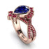 Unique Pear Cut Sapphire Ring - Dorothy No. 59 image 1