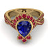 Unique Pear Cut Sapphire Ring - Dorothy No. 58 image 2