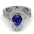 Unique Pear Cut Sapphire Ring - Dorothy No. 15 image 2