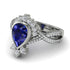 Unique Pear Cut Sapphire Ring - Dorothy No. 15 image 3