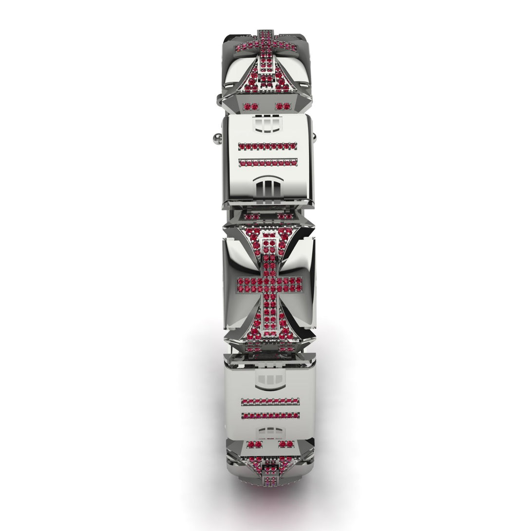 Unique Ruby Men Bracelet - Gary No. 12