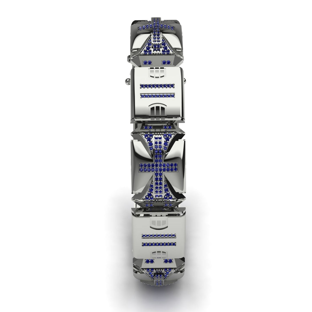 Unique Sapphire Men Bracelet - Gary No. 15