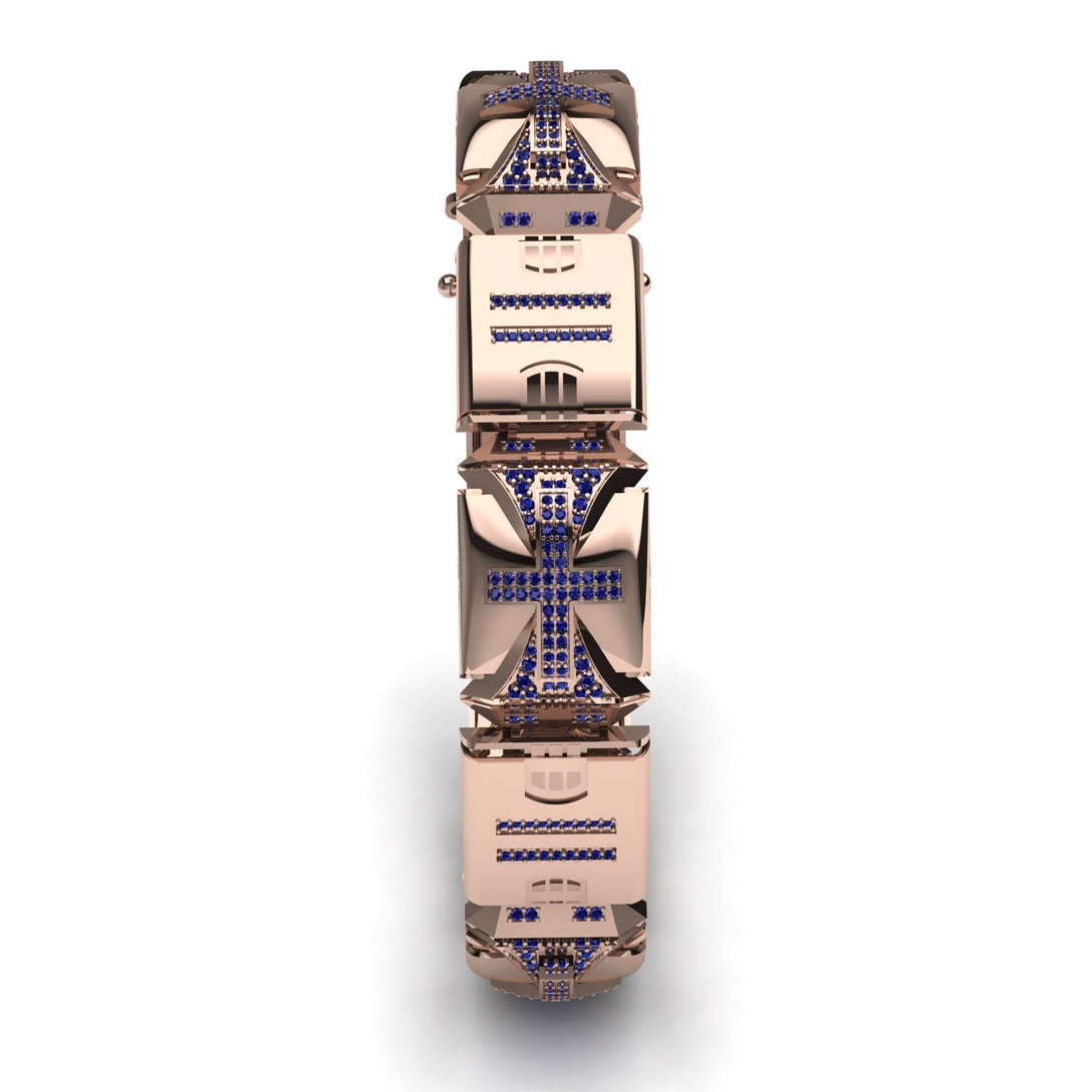 Unique Sapphire Men Bracelet - Gary No. 14