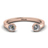 Upside Down Diamond Open Diamond Ring - Melody No. 2 image 1