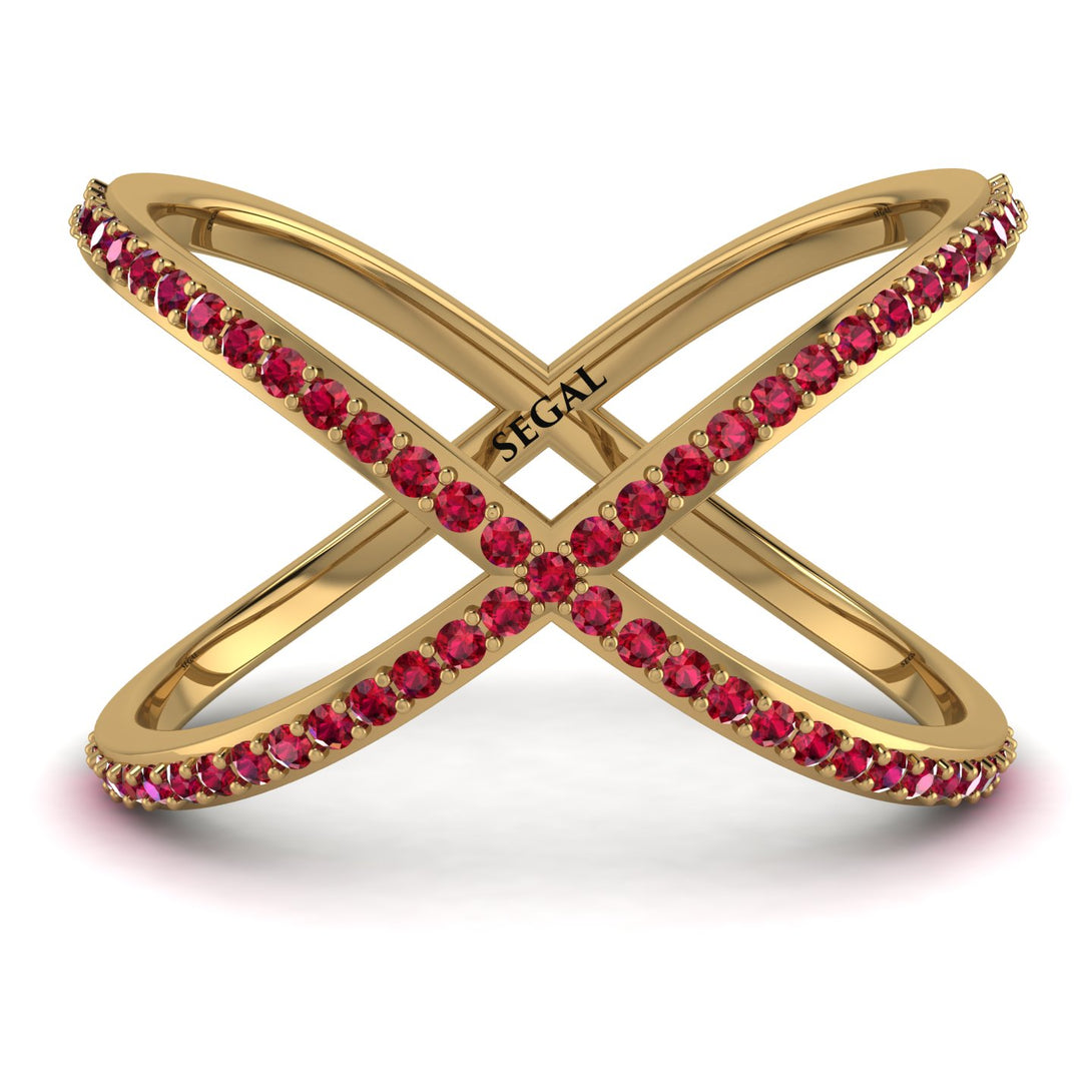 X Ruby Ring - Emery No. 10